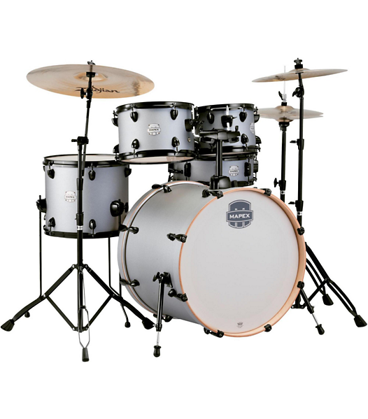 mapex drum kit grey color
